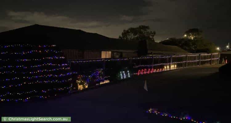 Christmas Light display at 51 Elizabeth Crescent, Queanbeyan East