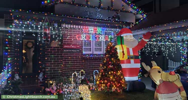 Christmas Light display at 34 Hugh Street, Belmore