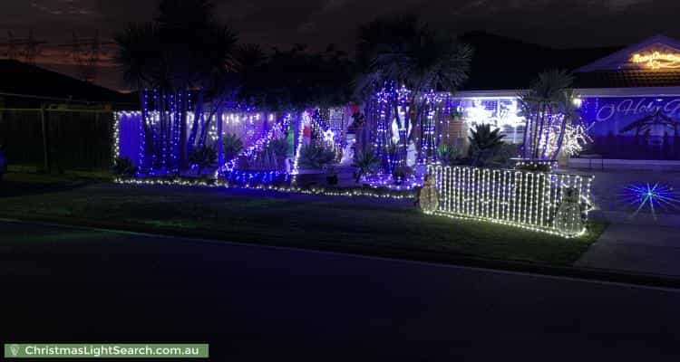 Christmas Light display at 23 Robusta Avenue, Cranbourne
