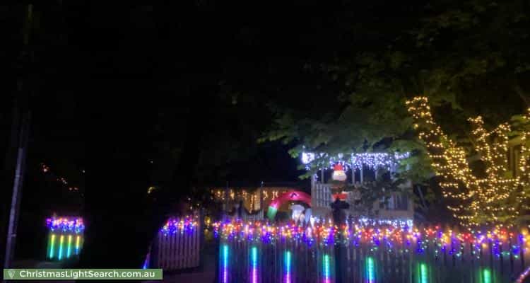 Christmas Light display at 29 Kett Street, Nunawading
