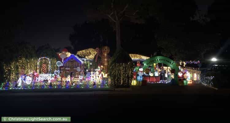 Christmas Light display at 73 Clydebank Avenue, West Busselton