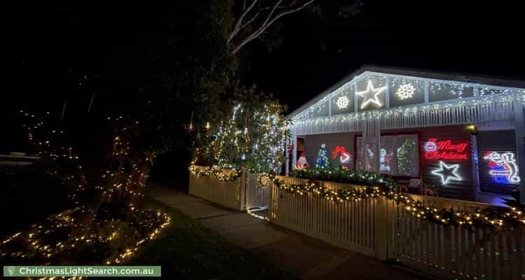 Christmas Light display at 20 Love Street, Black Rock