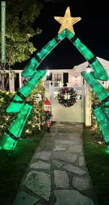 Christmas Light display at 11 Wood Grove, Hazelwood Park