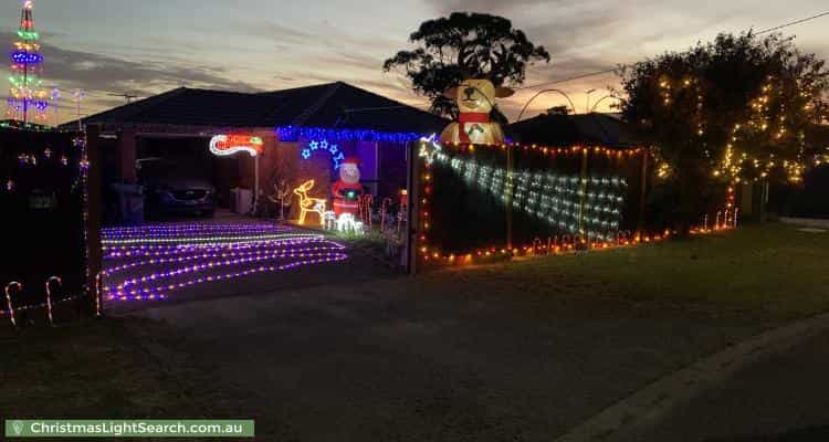 Christmas Light display at 22 Ruyton Drive, Capel Sound