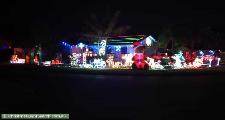 Christmas Light display at 2 Bunya Court, Narangba