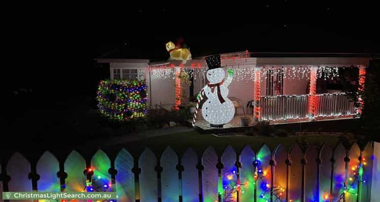Christmas Light display at 5 Smart Avenue, Eastern Heights