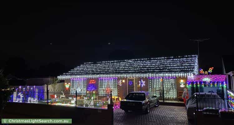 Christmas Light display at 38 Poplar Road, Paralowie