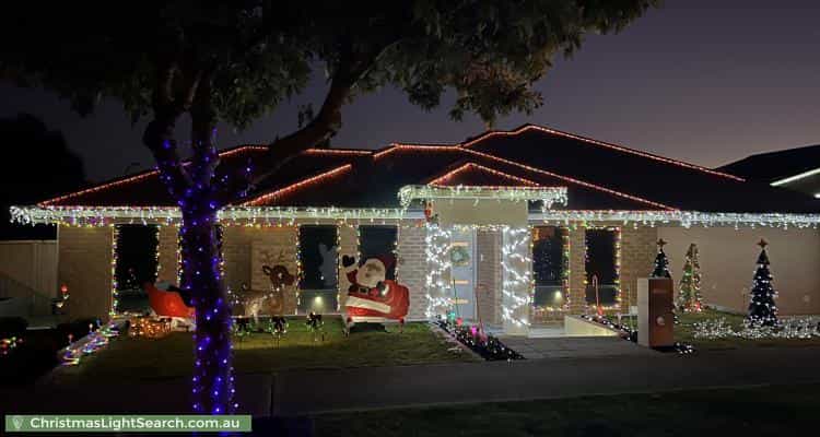 Christmas Light display at  Parkwood Drive, Golden Grove