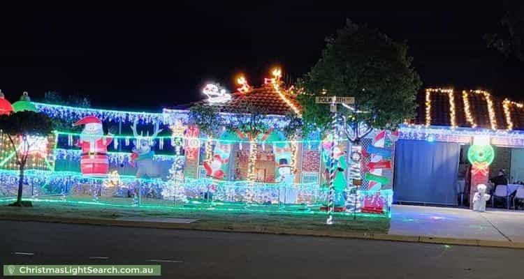 Christmas Light display at  Polwarth Circuit, Dunlop