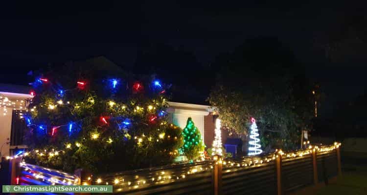 Christmas Light display at 3 Fernwren Place, Carrum Downs