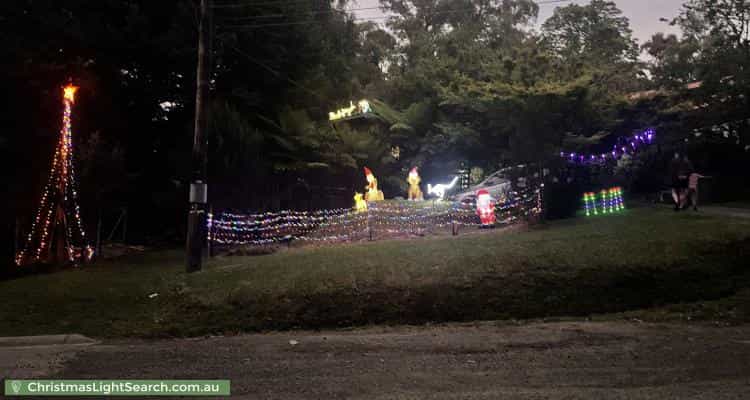 Christmas Light display at 2 Amphlett Avenue, Cockatoo