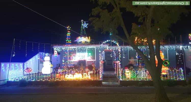 Christmas Light display at 20 Torrens Street, Werribee