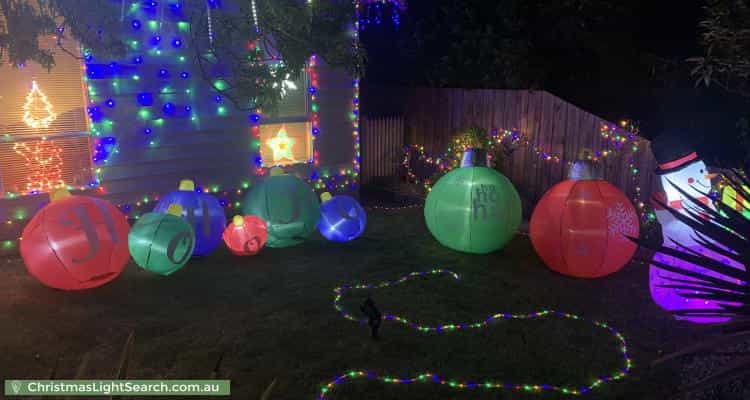 Christmas Light display at  Heather Grove, Ringwood