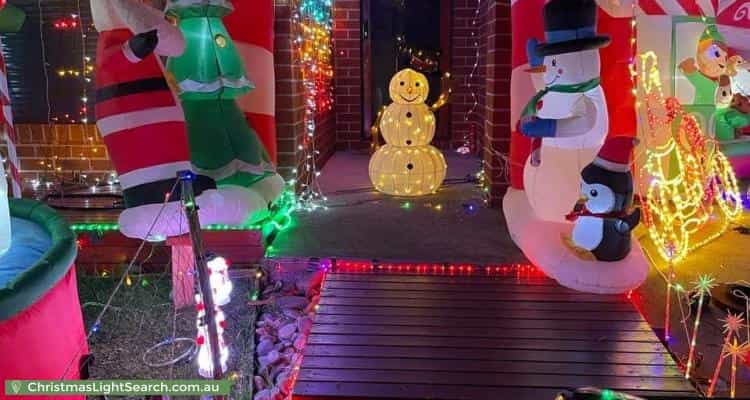 Christmas Light display at 167 Painted Hills Road, Doreen