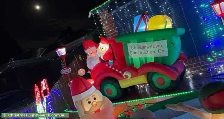 Christmas Light display at 167 Painted Hills Road, Doreen
