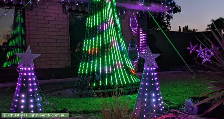 Christmas Light display at 12 Olinda Street, Craigmore