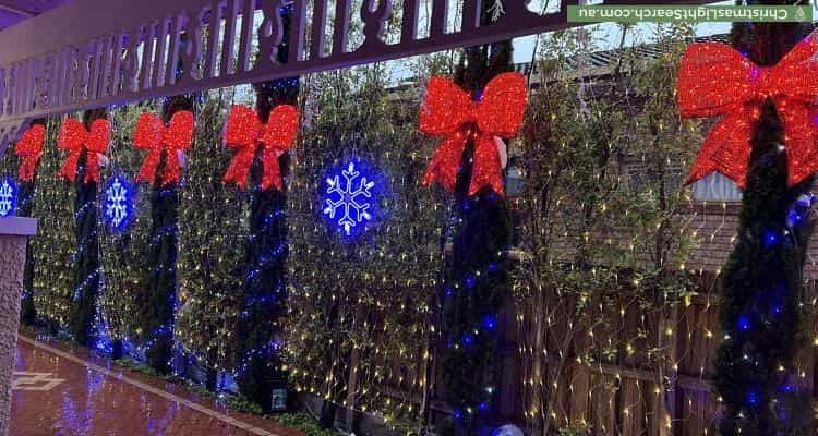 Christmas Light display at 46 Briggs Street, Caulfield