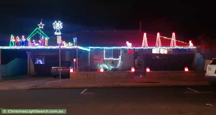 Christmas Light display at 35 High Street, Rangeville