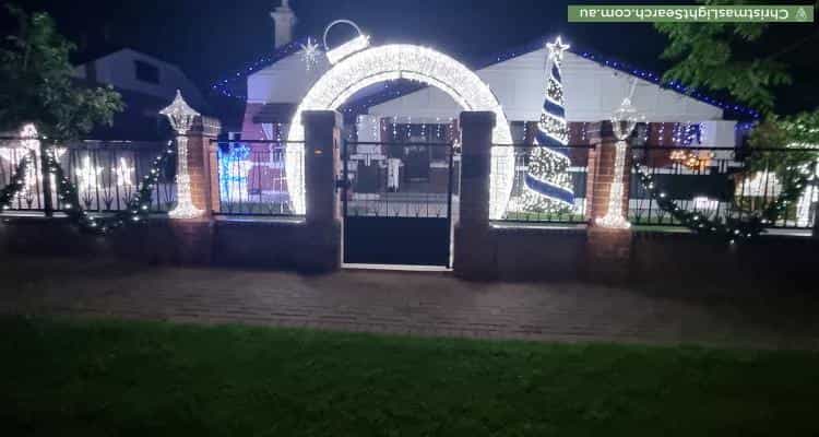 Christmas Light display at 22 Grandview Grove, Toorak Gardens