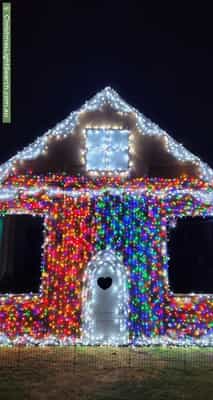 Christmas Light display at  Kanji Loop, Atwell