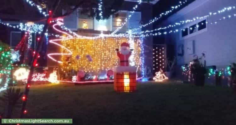 Christmas Light display at  Judith Street, Seaforth