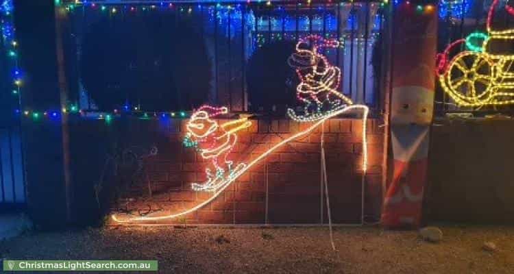 Christmas Light display at 7 Narrabeen Street, Taylors Hill