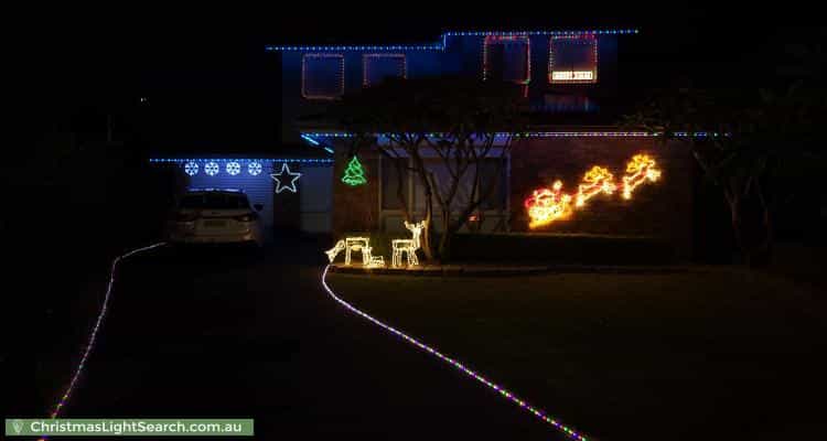 Christmas Light display at 12 Silkwood Grove, Quakers Hill