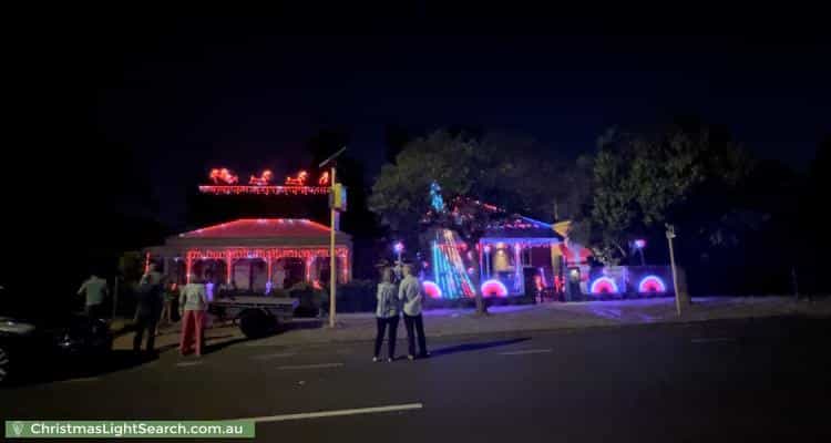 Christmas Light display at 29 Murray Street, Bayswater