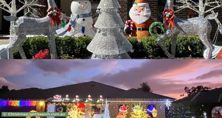 Christmas Light display at 620 Masons Road, Mernda
