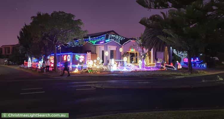 Christmas Light display at 62 Jamieson Way, Point Cook