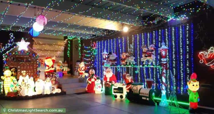 Christmas Light display at 3 Dowling Road, Oakleigh South