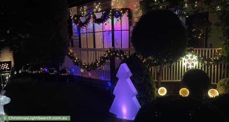 Christmas Light display at 12 Westgate Avenue, Albion