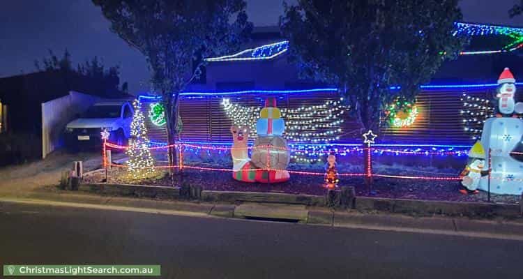 Christmas Light display at 62 Jamieson Way, Point Cook