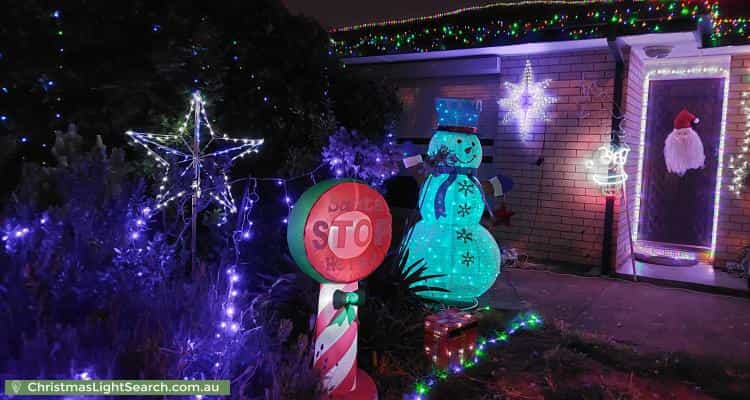 Christmas Light display at  McIntyre Road, Salisbury East