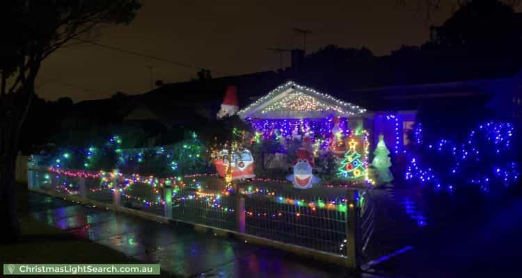 Christmas Light display at Clydesdale Street, Box Hill