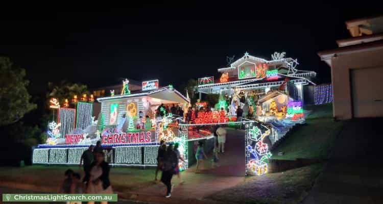 Christmas Light display at 11 Lucy Drive, Edens Landing