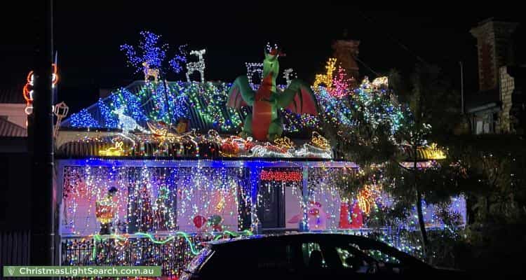 Christmas Light display at 319 Princes Street, Port Melbourne