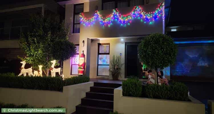 Christmas Light display at  Artesian Avenue, Wantirna South