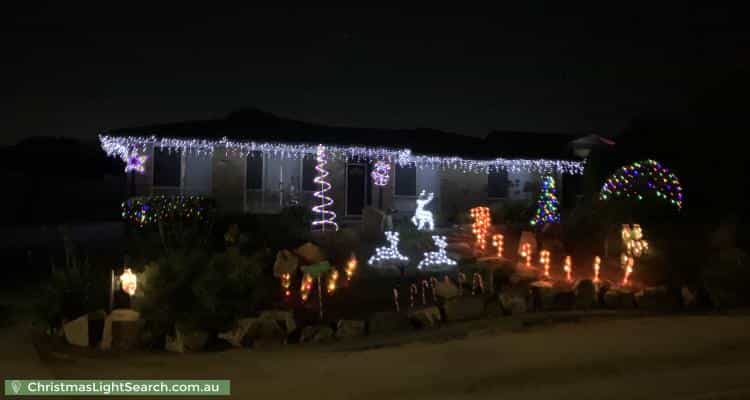 Christmas Light display at  Andrew Crescent, Calwell