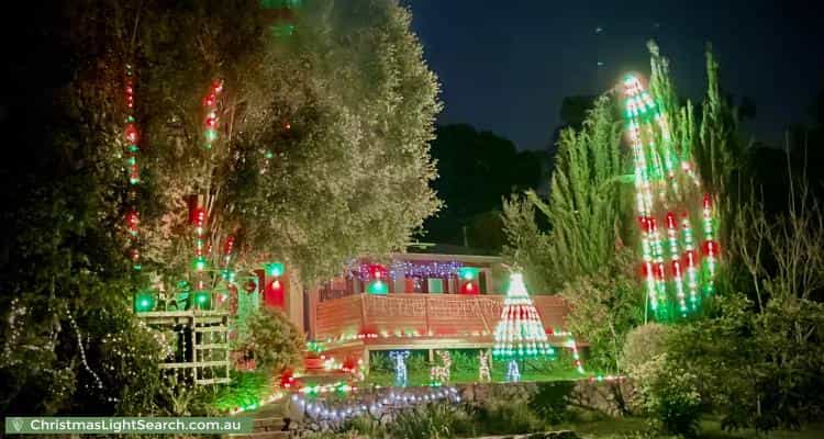 Christmas Light display at 110 Bellaview Road, Flagstaff Hill