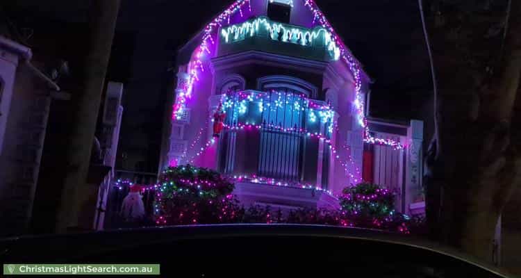 Christmas Light display at 4 Stanley Street, Stanmore