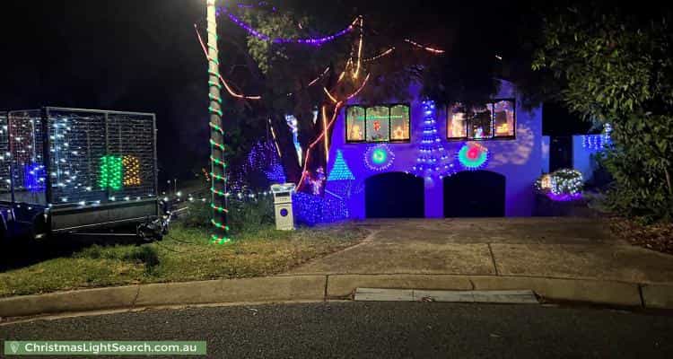 Christmas Light display at 139 Kingsford Smith Drive, Melba