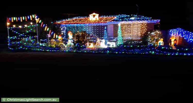 Christmas Light display at 17 Heathersay Avenue, Aldinga Beach