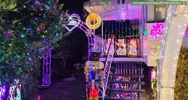 Christmas Light display at 101 Kempsie Road, Upper Mount Gravatt