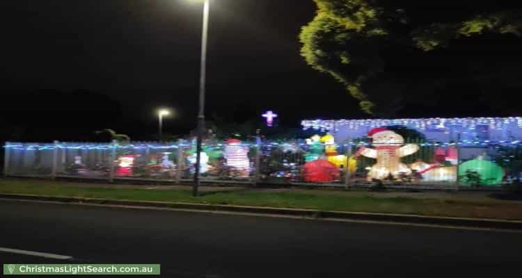 Christmas Light display at 1 Linger Crescent, Elizabeth Downs
