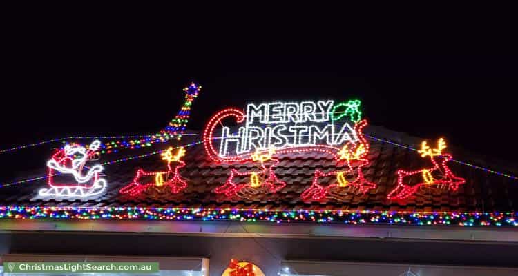 Christmas Light display at 82 Sansom Road, Semaphore Park