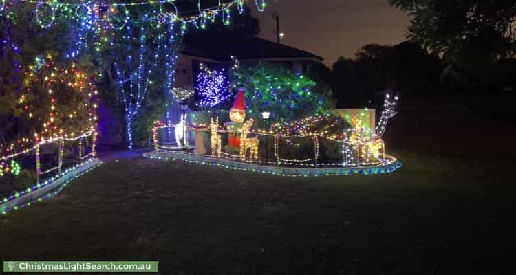 Christmas Light display at 6 Buxton Entrance, Hocking
