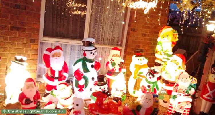 Christmas Light display at  Fleetwood Drive, Narre Warren