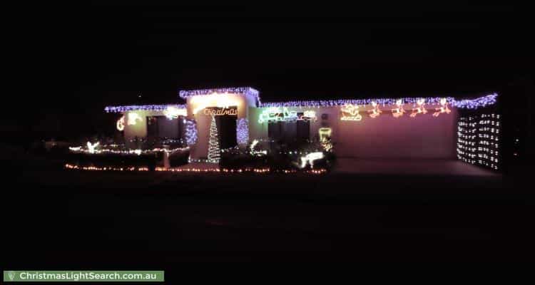 Christmas Light display at  Kingfisher Avenue, Mawson Lakes