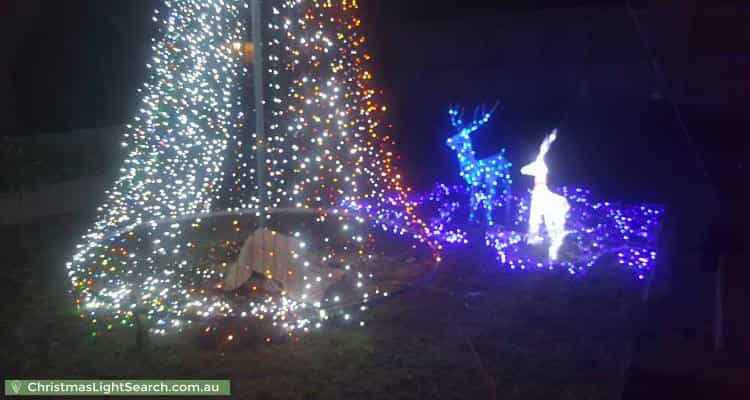 Christmas Light display at  Schulz Street, Bentleigh East